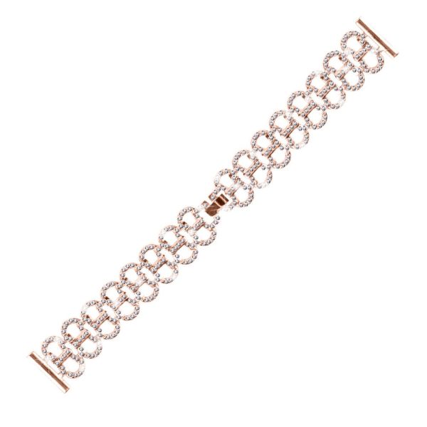 Motorola Moto 360 42mm (2nd Gen) Rhinestones Decor Gourd Design Watch band Alloy Replacement Strap - Rose Gold Online Sale