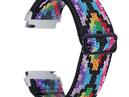 Garmin Vivomove 3   GarminMove 3 20mm Elastic Jacquard Fabric Watch Strap Replacement - 14 on Sale