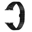 Apple Watch Series 41mm - 40mm - 38mm Stainless Steel Strap - Black on Sale