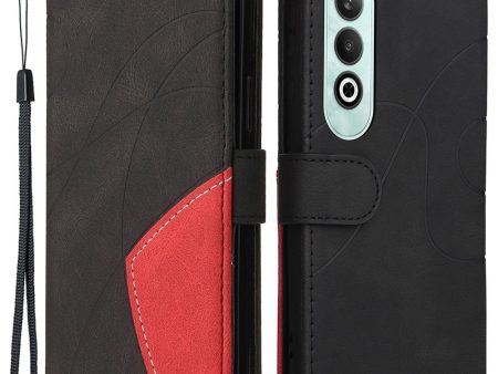 Textured OnePlus Nord CE4 leather case with strap - Black Sale