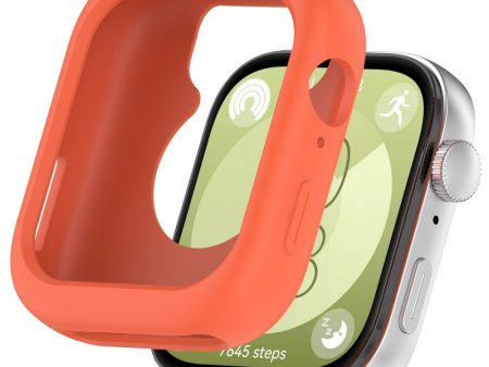 Huawei Watch Fit 3 Watch Case Soft Silicone Protective Frame - Orange Cheap