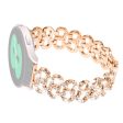 Motorola Moto 360 42mm (2nd Gen) Rhinestones Decor Gourd Design Watch band Alloy Replacement Strap - Rose Gold Online Sale