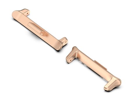 1 Pair Metal Adapter vivo Watch GT Watch Band Strap Connector, Inner Length: 22mm - Rose Gold Fashion