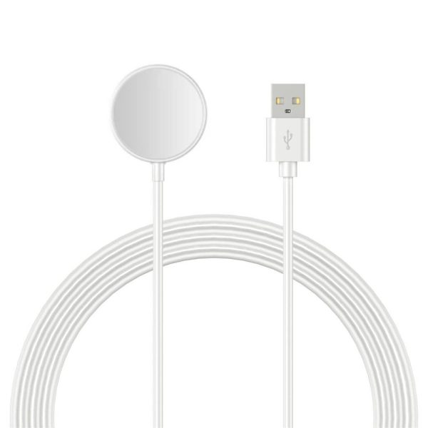 Samsung Smart Watch 1m USB Port Charging Cable Wireless Charging Dock - White on Sale