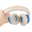 For Anker Soundcore Space One 1 Pair Headphone Ear Pads+1 Headband Sleeve - Beige Online