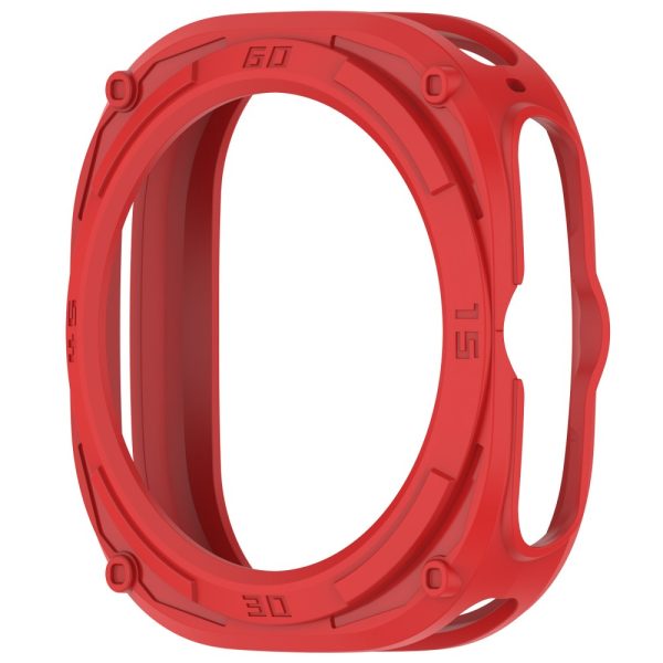 Samsung Galaxy Watch Ultra 47mm Anti-Collision Flexible Watch Case Hollow Protective Frame - Red Online