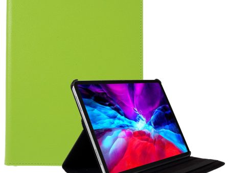 360 Rotating stand Litchi Skin Leather Tablet Case protector iPad Air 13 (2024)   Pro 12.9-inch (2022)   (2021)   (2020)   (2018) - Green For Cheap