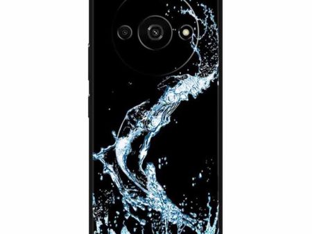 Imagine Xiaomi Redmi A3   Xiaomi Poco C61 cover - Blue Water Droplet Online Hot Sale