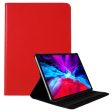 360 Rotating stand Litchi Skin Leather Tablet Case protector iPad Air 13 (2024)   Pro 12.9-inch (2022)   (2021)   (2020)   (2018) - Red Supply