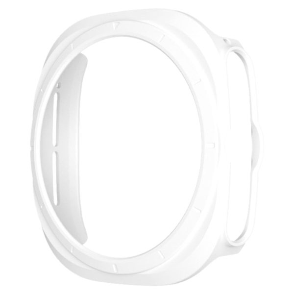 Samsung Galaxy Watch Ultra 47mm Hard Bump Resistant Case Hollow Watch Cover - White Online Hot Sale