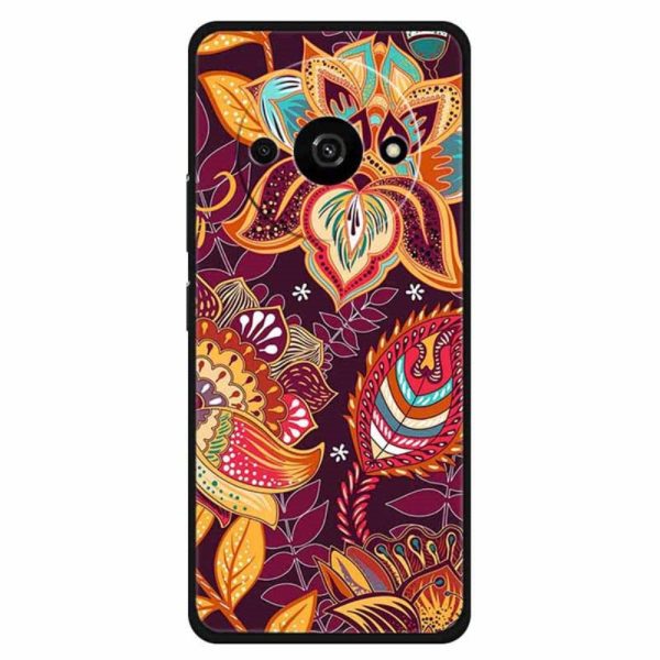 Imagine Xiaomi Redmi A3   Xiaomi Poco C61 cover - Cercis Gold Flower on Sale