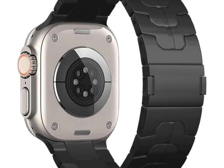 Apple Watch Series 41mm - 40mm - 38mm Magnetic Buckle Titanium Alloy Band - Black Online Sale