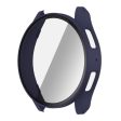 Samsung Galaxy Watch7 40mm Watch Case Bump Resistant Frame with Tempered Glass Screen Film - Midnight Blue For Discount