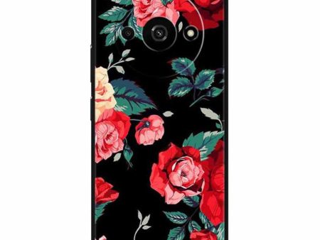 Imagine Xiaomi Redmi A3   Xiaomi Poco C61 cover - Black   Rose Discount