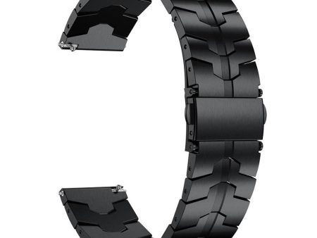 20mm Universal stainless strap - Black Hot on Sale