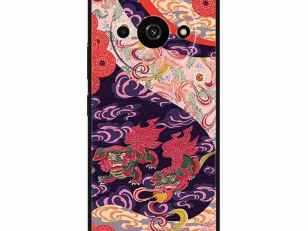 Imagine Xiaomi Redmi A3   Xiaomi Poco C61 cover - Dual Lions In Clouds For Cheap