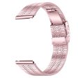 20mm Wrist Band Garmin Vivomove Style   Garminmove Style Stainless Steel Watch Strap - Rose Pink Online now