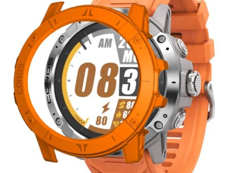 Coros Vertix 2S Half Cover Case Hard bump resistant Frame Watch Cover - Orange Online Hot Sale