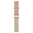 22mm Universal Smartwatch Strap Magnetic Buckle Replacement Woven Wrist Band - Confetti Pink+Starlight Rose Gold Buckle on Sale