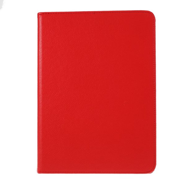 360 Rotating stand Litchi Skin Leather Tablet Case protector iPad Air 13 (2024)   Pro 12.9-inch (2022)   (2021)   (2020)   (2018) - Red Supply