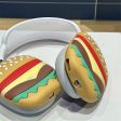 For AirPods Max 1 Pair Cartoon Design Silicone Earmuff Shell Headphone Protective Cover - Hamburger Online Hot Sale