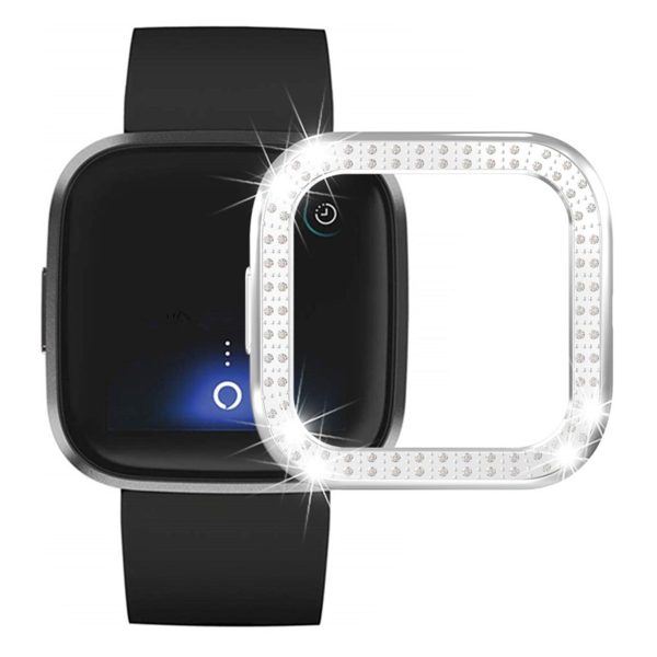 Fitbit Versa 2 rhombus frame - Silver Online now