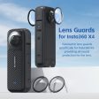 AMAGISN 2Pcs Lens Protector for Insta360 X4 Sports Camera PMMA Lens Guard Cover Supply