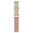 Huawei Watch GT 3 42mm   GT 3 Pro 43mm Universal 20mm Watch Strap Magnetic Buckle Woven Wrist Band - Starlight+Milk Tea   Rose Gold Buckle Online now