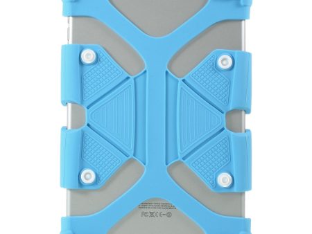 Universal Silicone Flexible Protector Cover for Lenovo Tab 4 8   Xiaomi Mi Pad 4 - Blue For Cheap