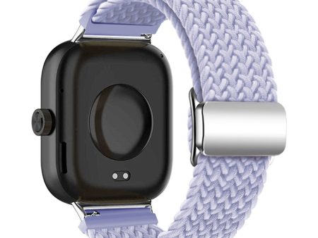 Xiaomi Smart Band 8 Pro   Redmi Watch 4 Loop Strap Magnetic Buckle Woven Watch Band - Mist Purple For Sale