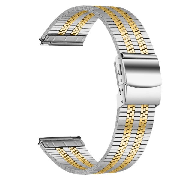 Garmin Vivomove 3   GarminMove 3 Stainless Steel 20mm Watch Strap Replacement Wrist Band - Silver+Gold Online