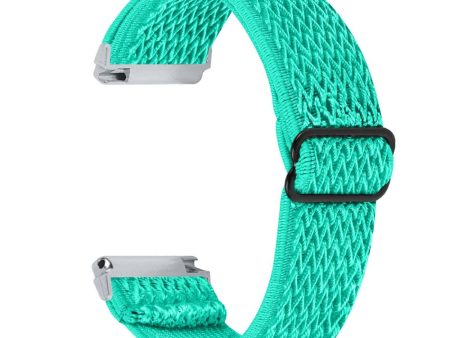 Garmin Vivomove 3   GarminMove 3 20mm Elastic Watch Strap Replacement Watchband - Mint Green For Sale