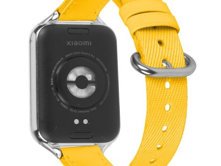 Xiaomi Smart band 8 Pro Smartwatch Strap Nylon Canvas band  - Yellow Fashion