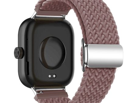 Xiaomi Smart Band 8 Pro   Redmi Watch 4 Strap Magnetic Buckle Woven Loop Watch Band - Smoky Purple For Cheap