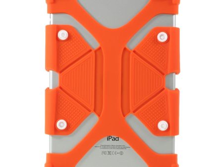 Universal Silicone Soft Flexible Protective Case for Lenovo Tab 4 8   Xiaomi Mi Pad 4 - Orange Discount