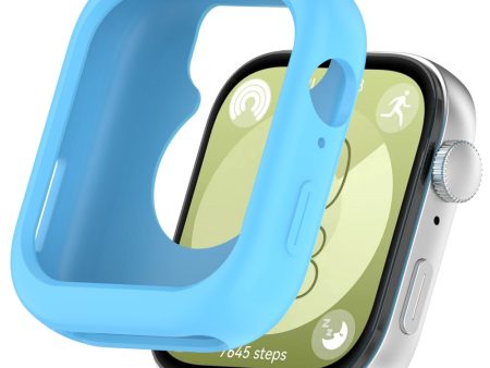 Huawei Watch Fit 3 Watch Case Soft Silicone Protective Frame - Sky Blue Online Sale