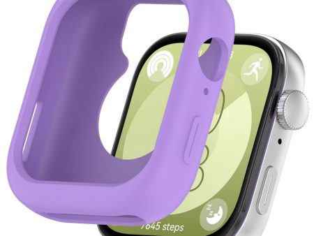 Huawei Watch Fit 3 Watch Case Soft Silicone Protective Frame - Purple Hot on Sale