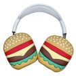 For AirPods Max 1 Pair Cartoon Design Silicone Earmuff Shell Headphone Protective Cover - Hamburger Online Hot Sale