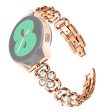 Huami Amazfit GTS 4 Mini Watch bandstainless Steel Pearl Four Leaf Clover Decor Watch Strap - Rose Gold Discount