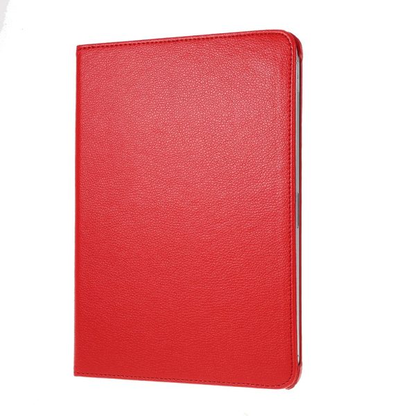 360 Rotating stand Litchi Skin Leather Tablet Case protector iPad Air 13 (2024)   Pro 12.9-inch (2022)   (2021)   (2020)   (2018) - Red Supply