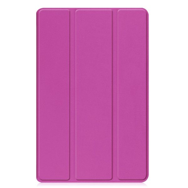 Purple Tri-fold Leather Stand Case for Samsung Galaxy Tab A9 Online