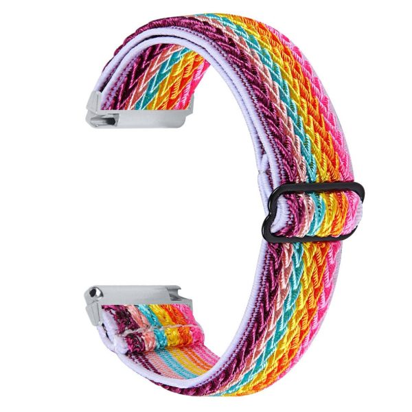 Garmin Vivomove 3   GarminMove 3 20mm Elastic Watch Strap Replacement Watchband - Rainbow on Sale