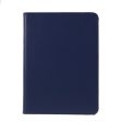 360 Rotating stand Litchi Skin Leather Tablet Case protector iPad Air 13 (2024)   Pro 12.9-inch (2022)   (2021)   (2020)   (2018) - Dark Blue For Discount