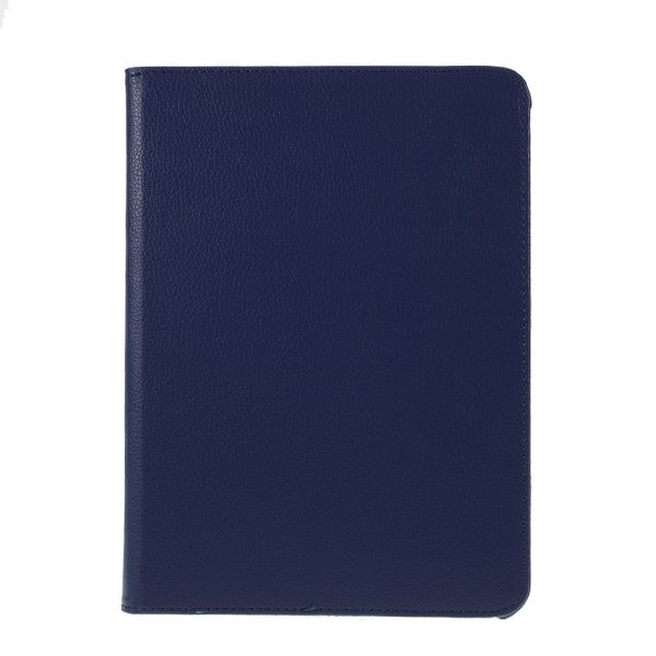 360 Rotating stand Litchi Skin Leather Tablet Case protector iPad Air 13 (2024)   Pro 12.9-inch (2022)   (2021)   (2020)   (2018) - Dark Blue For Discount