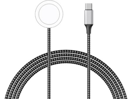 Apple Watch Type-C Plug Round Wireless Charging Dock with 100cm Cable Online now