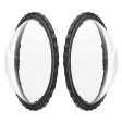 AMAGISN 2Pcs Lens Protector for Insta360 X4 Sports Camera PMMA Lens Guard Cover Supply