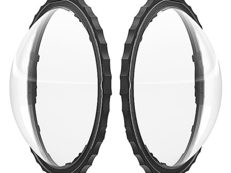 AMAGISN 2Pcs Lens Protector for Insta360 X4 Sports Camera PMMA Lens Guard Cover Supply