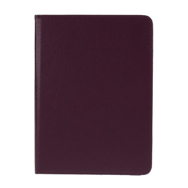 360 Rotating stand Litchi Skin Leather Tablet Case protector iPad Air 13 (2024)   Pro 12.9-inch (2022)   (2021)   (2020)   (2018) - Purple Online now