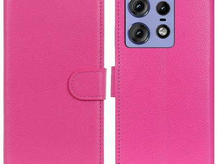 Classic Motorola Edge 50 Pro flip case - Rose Hot on Sale