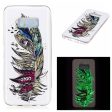 For Samsung Galaxy S8 Noctilucent IMD TPU Mobile Phone Case - Tribal Feather Online Hot Sale